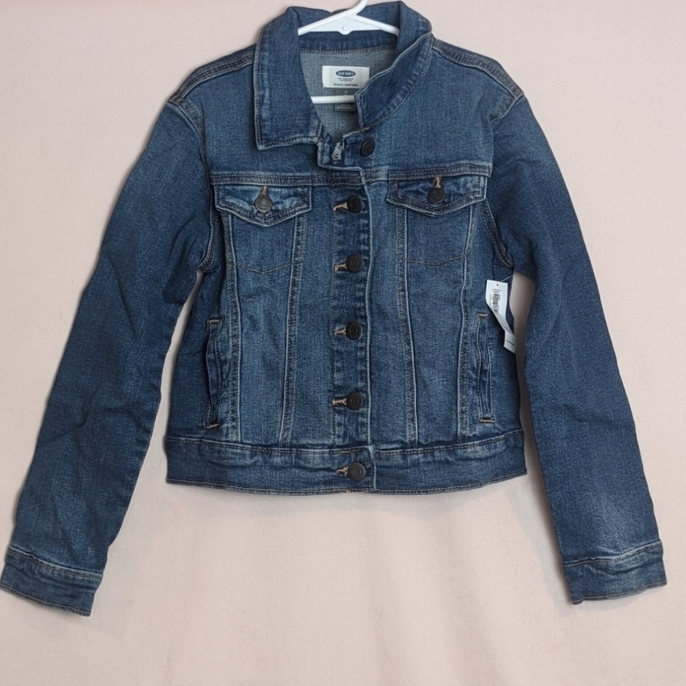 Old Navy Blue Denim Jean Jacket size Medium